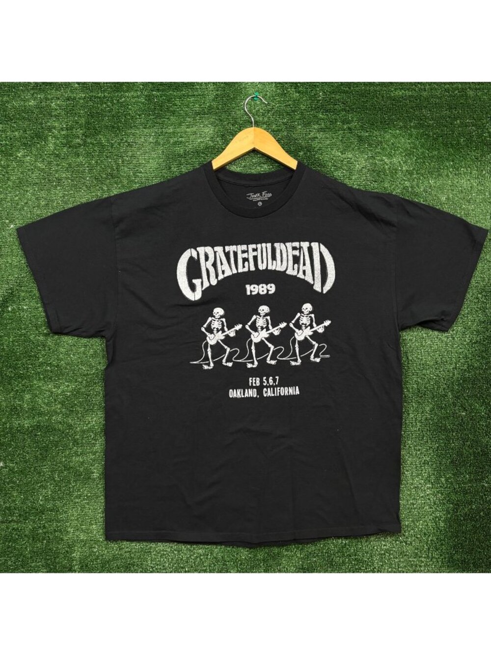 The Grateful Dead Oakland California 1989 Rock Band T-Shirt Size Large